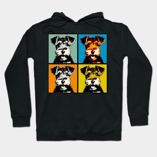 Pop Retro Welsh Terrier Art - Cute Puppy Hoodie